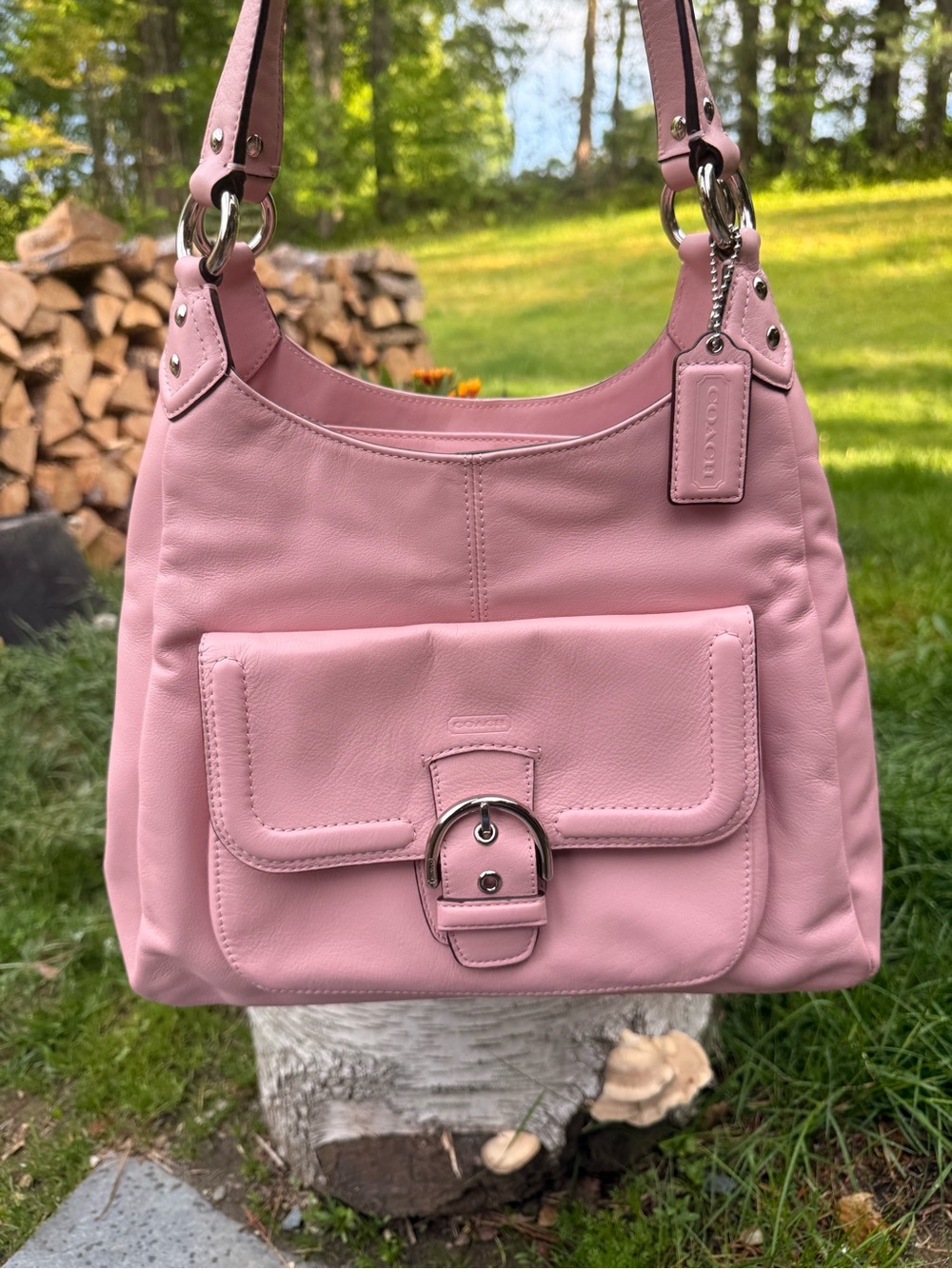 Coach Campbell Leather Carryall